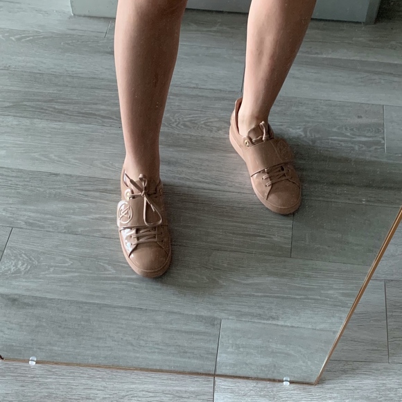 Louis Vuitton NUDE/TAN Frontrow Sneakers - Picture 7 of 8